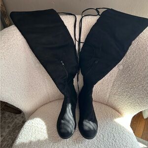 Black Over-the-Knee Women's Boots